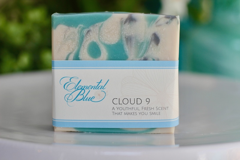 Cloud 9 soap from Elemental Blue; made with shea butter and olive oil