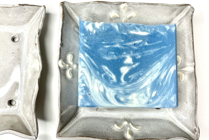 Revive soap in French Country soap dish