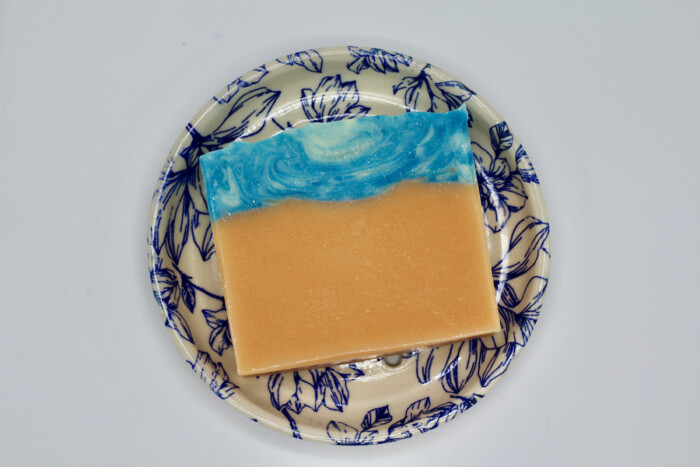 Tuscan Wind Soap Dish with Soap