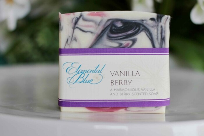 Vanilla Berry soap from Elemental Blue