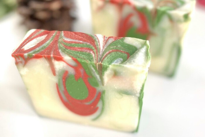 Mistletoe soaps