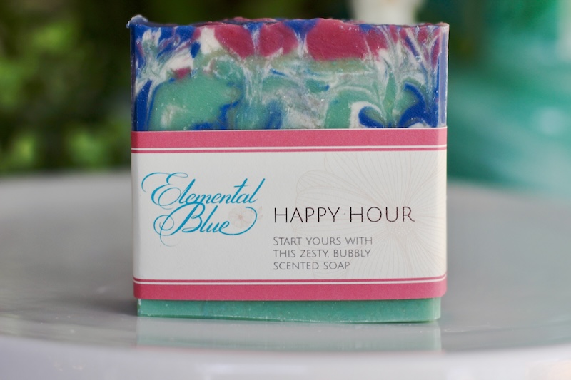 Happy Hour soap, a bubbly, effervescent soap