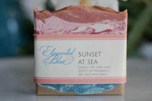 Sunset at Sea soap