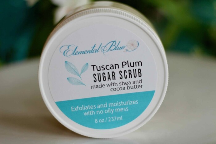 Tuscan Plum Sugar Scrub from Elemental Blue